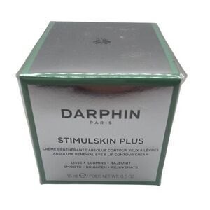 NEW Darphin‎ Stimulskin Plus Absolute Renewal Eye & Lip Contour Cream .5 oz 15ml